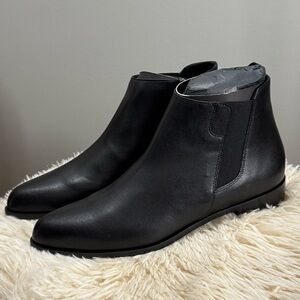 NIB Giuseppe Zanotti Black Leather Chelsea Boots Sz 39